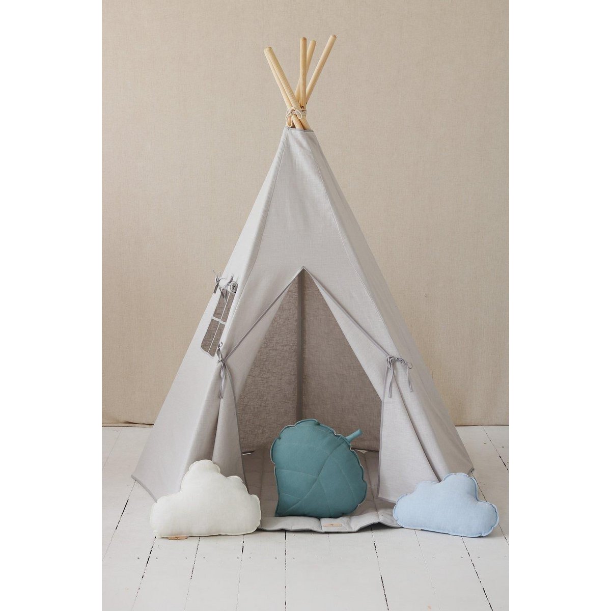 Tipi-Set mit Matte „Pigeon Grey“