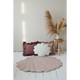 Leinen-Muschelmatte „Powder Pink“