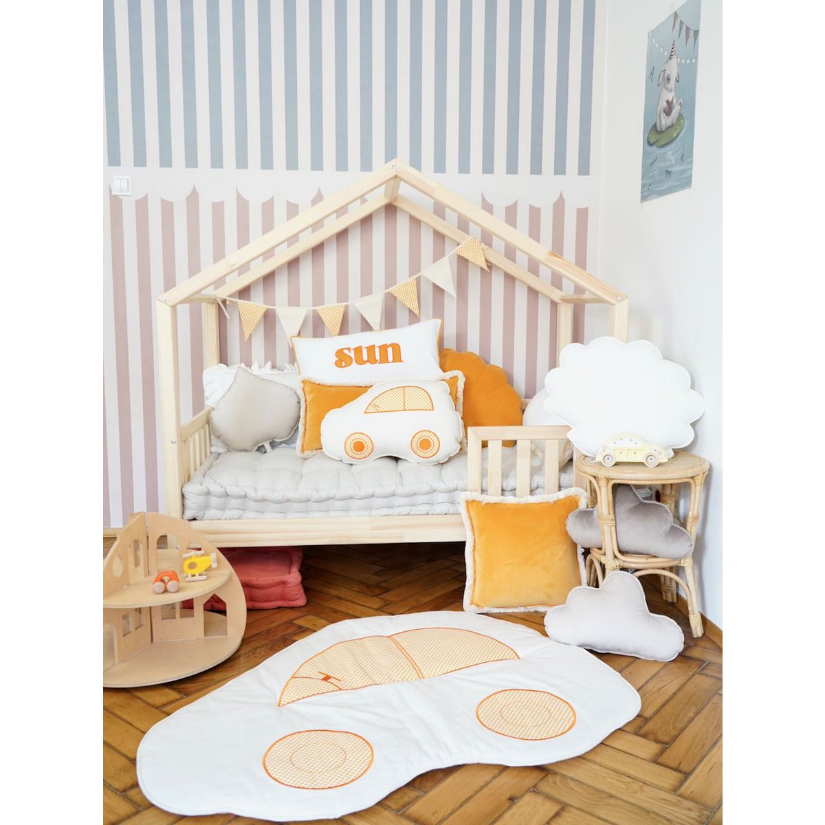 Kinder-Spielmatte „Honey Car“
