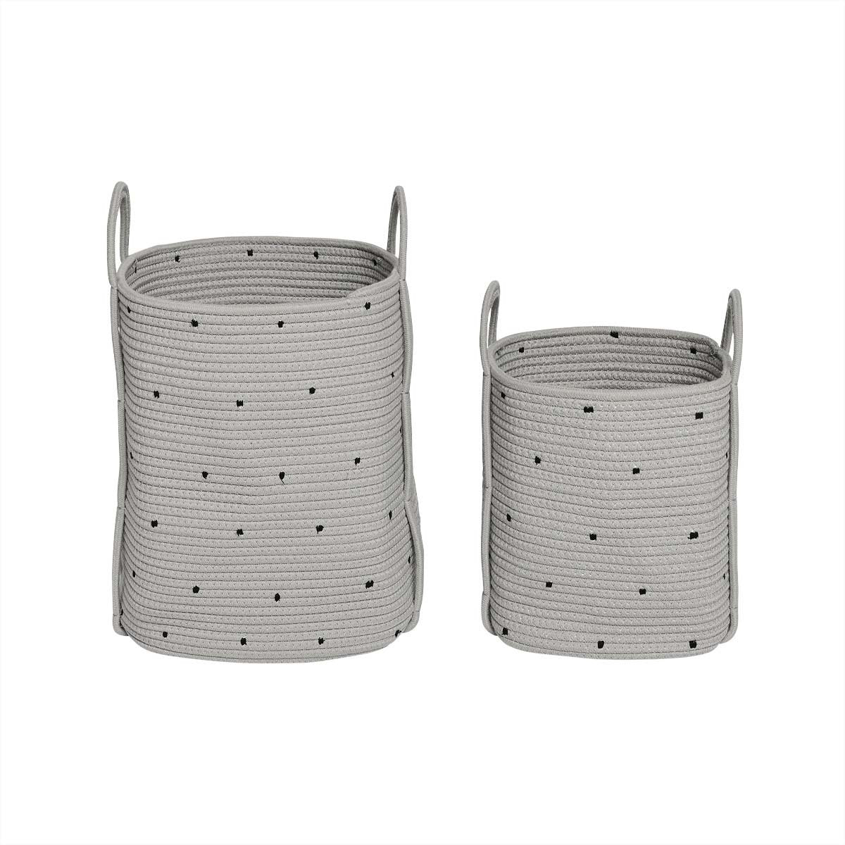 Dot Baumwollseilkörbe – 2er-Set von OYOY Living Design