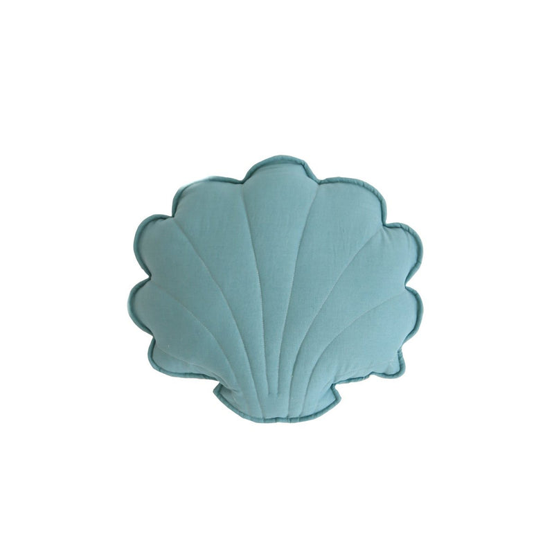 Leinen-Muschelkissen „Eye of the Sea“