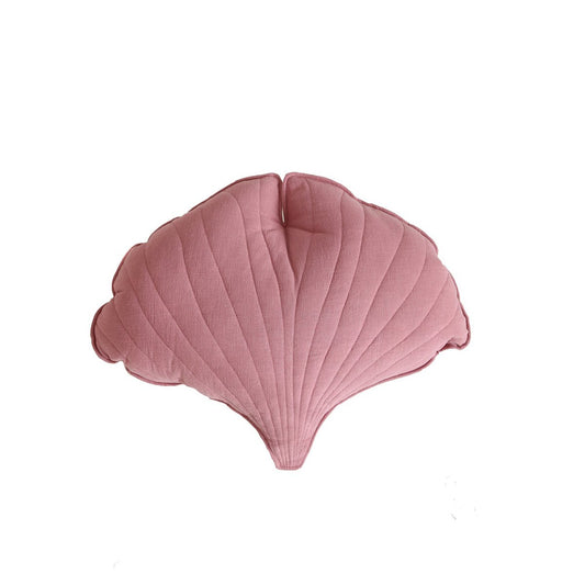 Moi Mili Leinen-Ginkgokissen „Dirty Pink“ – Produktfoto 2