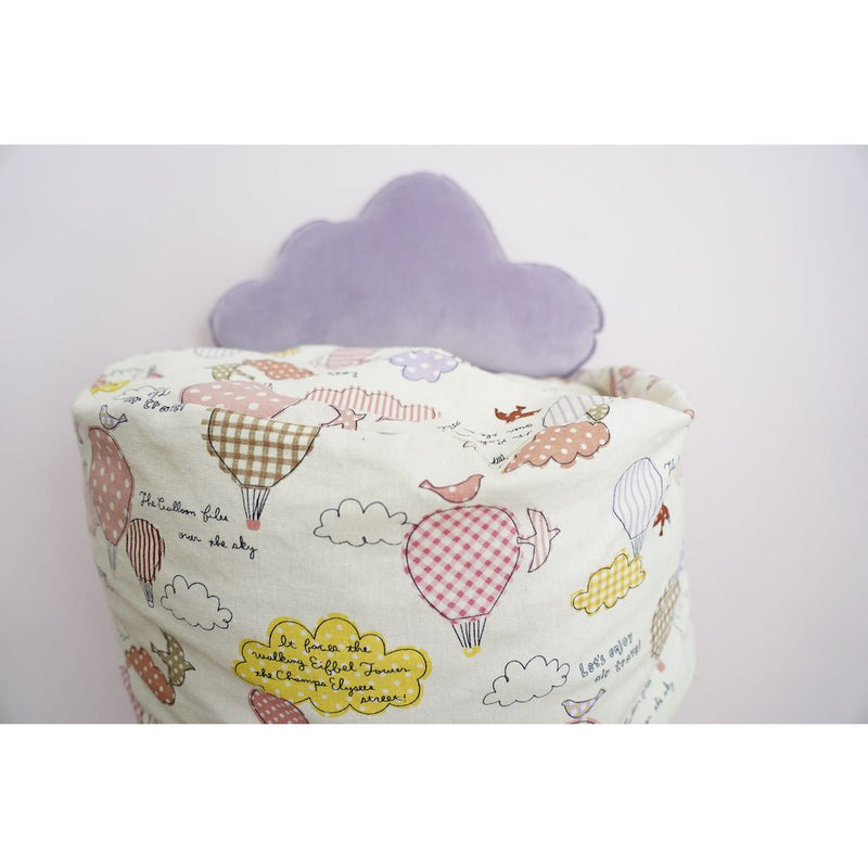 Samt-Wolkenkissen „Soft Lilac“