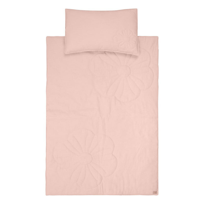 Leinen-Bettset „Bloom Blush“ – Large