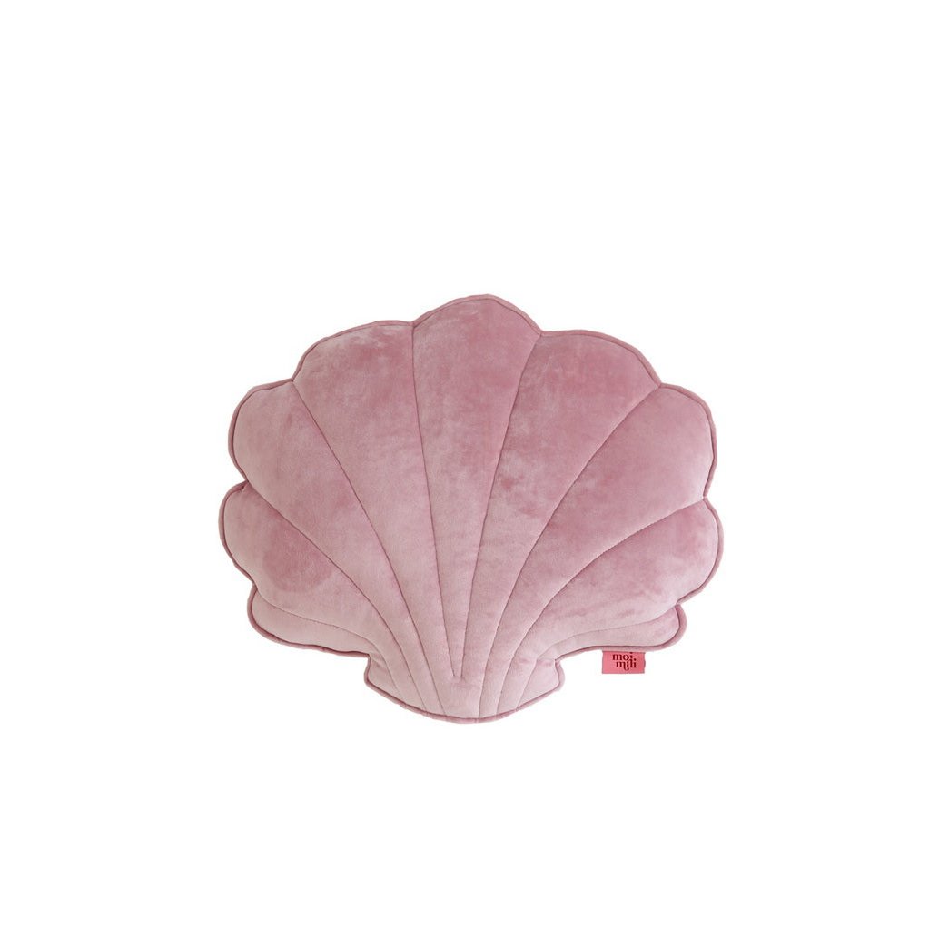 Moi Mili Samt-Muschelkissen „Soft Rose“ – Produktansicht
