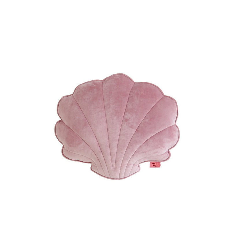 Samt-Muschelkissen „Soft Rose“