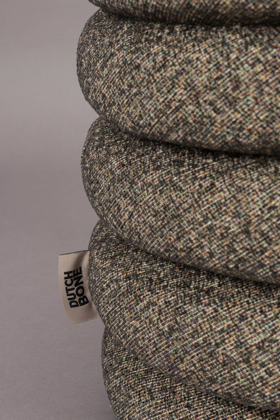 Dutchbone Hocker Fern – Schwarz – Detailansicht
