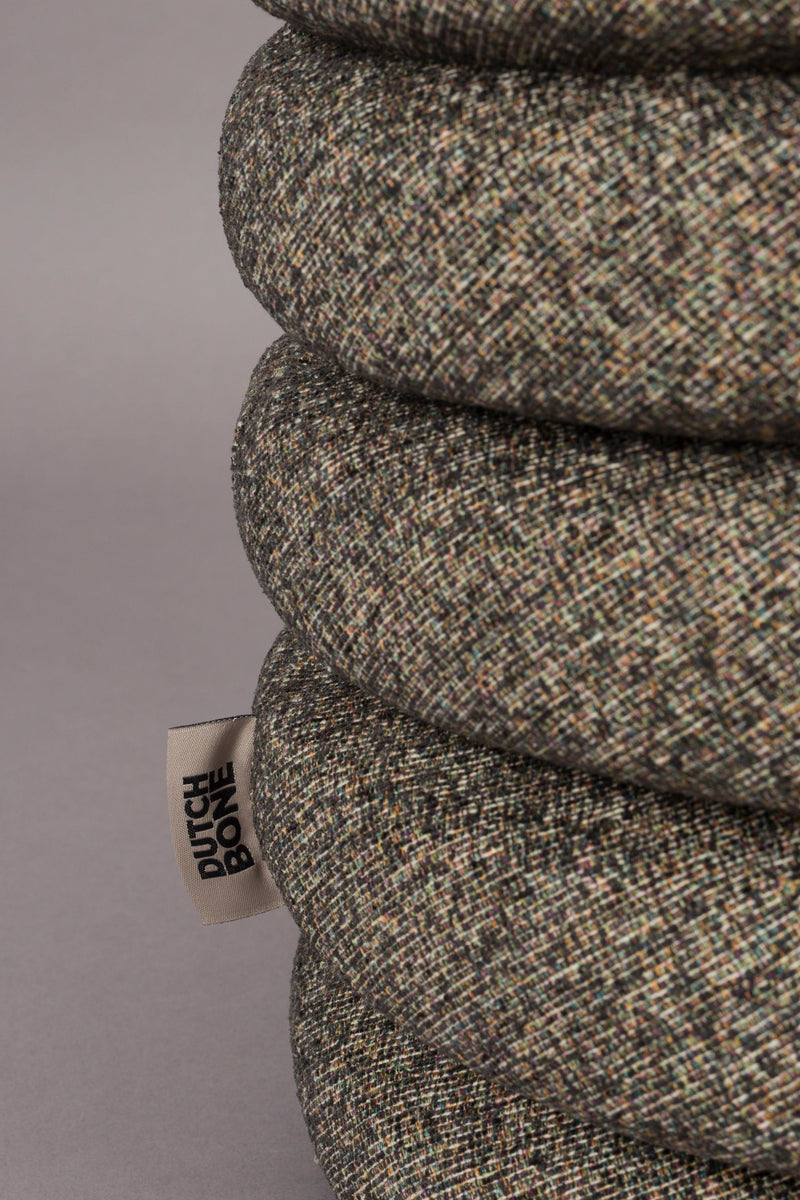 Dutchbone Hocker Fern – Schwarz – Detailansicht