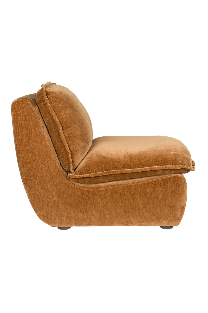 Dutchbone Loungesessel Radley – Cognac – weitere Produktansicht