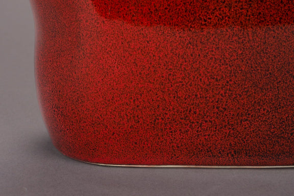 Dutchbone Vase Edna M – Rot – Detailansicht