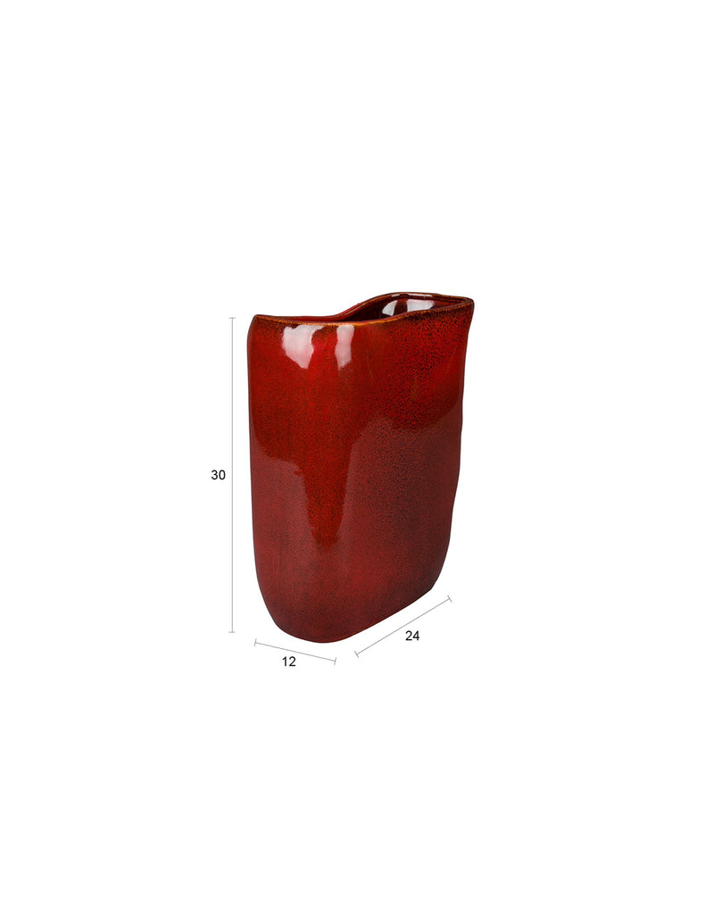 Dutchbone Vase Edna M – Rot – Produktdarstellung