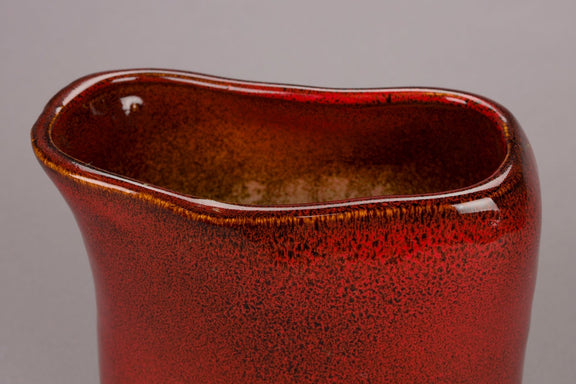 Dutchbone Vase Edna S – Rot – Detailansicht