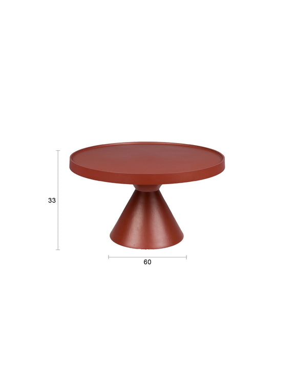 Zuiver Couchtisch Floss – Marsala – Produktdarstellung