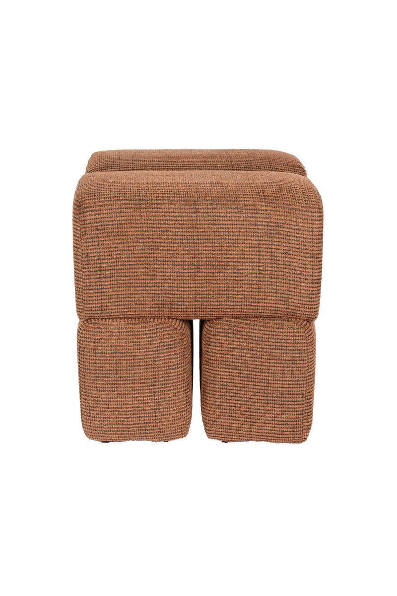 White Label Living Hocker Staple – Terrakotta – weitere Produktansicht