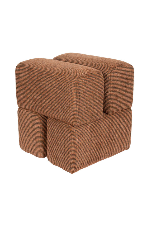 White Label Living Hocker Staple – Terrakotta – weitere Produktansicht