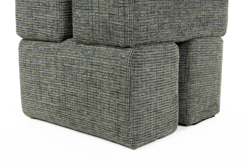 White Label Living Hocker Staple – Grün – Detailansicht