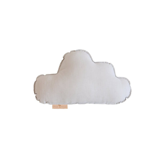 Wolkenkissen aus Leinen „Taubengrau“