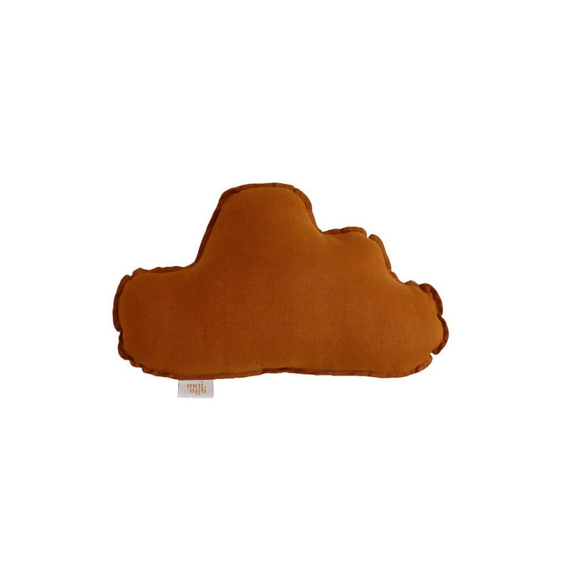 Wolkenkissen aus Leinen „Caramel“