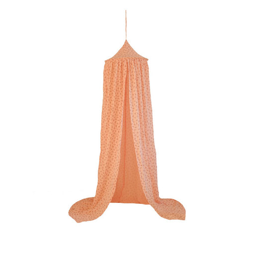 Moi Mili Baldachin „Kleine Blumen“ – Apricot/Rosa – Produktfoto 2