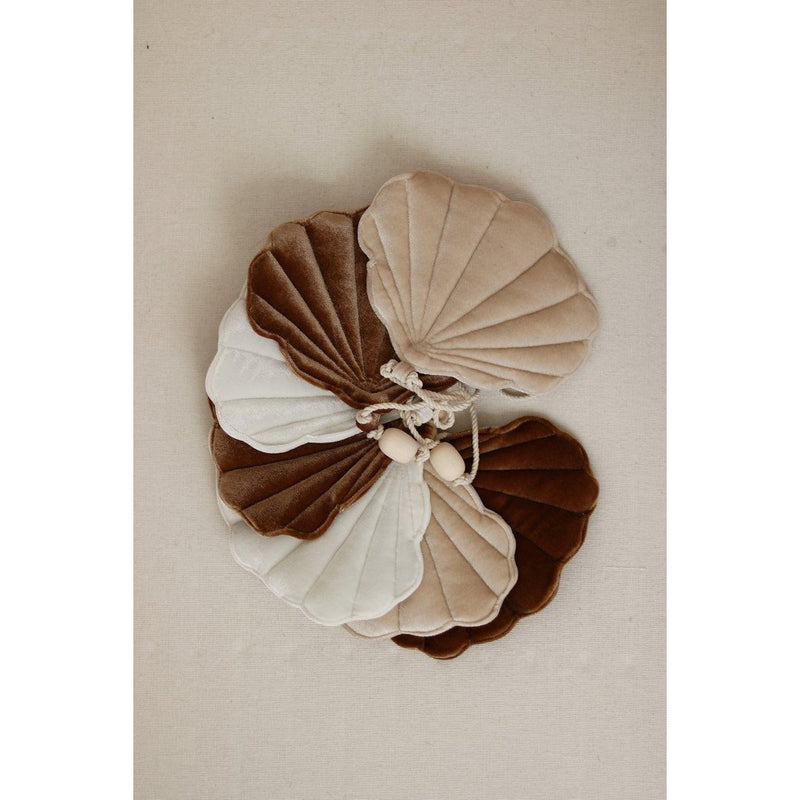 Samt-Girlande „Beige Pearl“