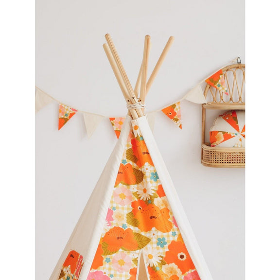 Moi Mili Kinder-Tipi-Zelt „Picknick mit Blumen“ – Produktfoto 6
