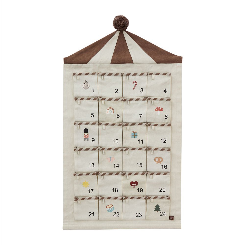 Zirkus-Weihnachtskalender – H85 × B50 cm von OYOY Living Design