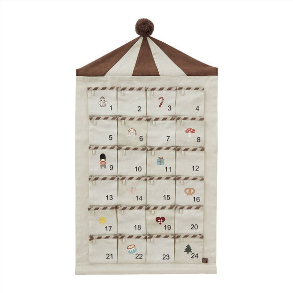 Zirkus-Weihnachtskalender – H85 × B50 cm von OYOY Living Design