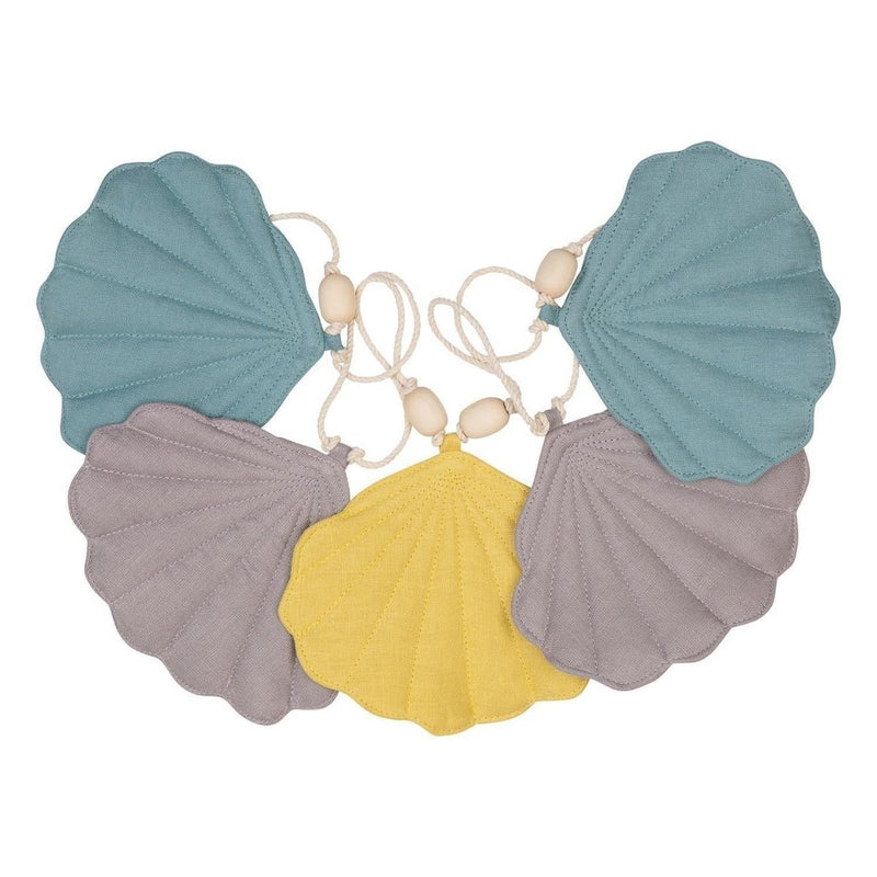 Leinengirlande „Eye of the Sea“ mit Muscheln