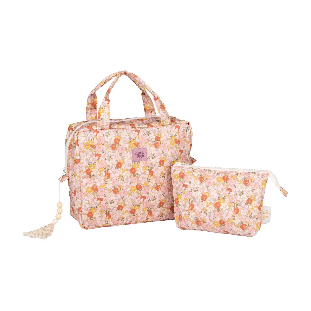 Moi Mili Kosmetiktaschen-Set „Frühlingsgarten“ – 2-teilig – Produktansicht