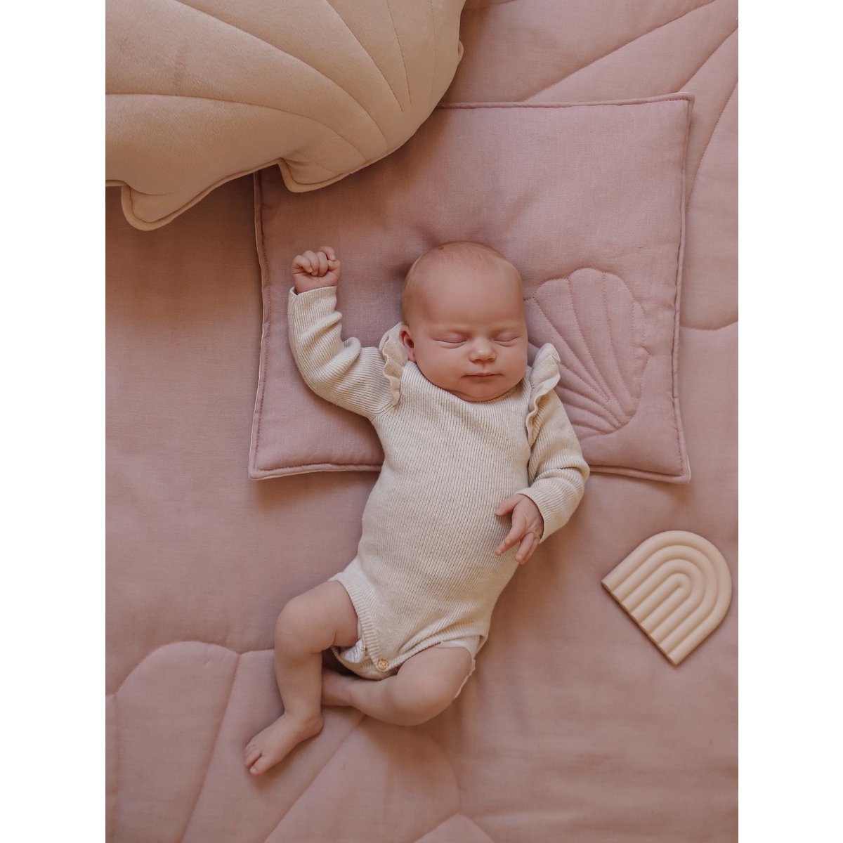 Moi Mili Leinen-Bettset „Shell Powder Rose“ – Produktansicht