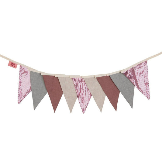 Moi Mili Paillettengirlande „Pink & Grey“ – Produktfoto 2
