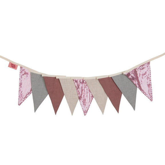 Moi Mili Paillettengirlande „Pink & Grey“ – Produktfoto 2