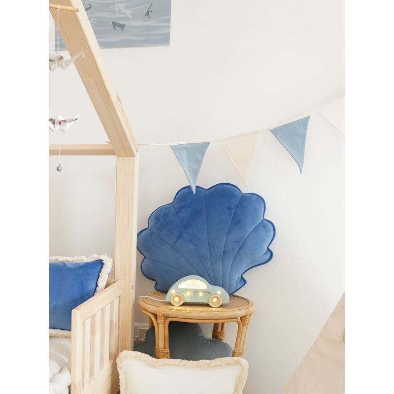 Stoff-Wimpelgirlande „Soft Denim“