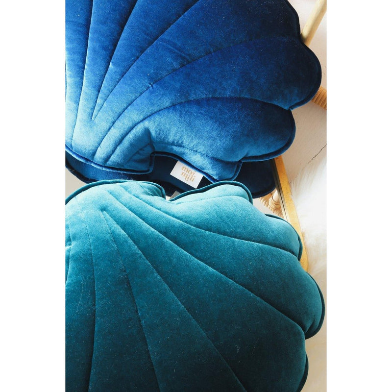 Samt-Muschelkissen „Sea Eye Pearl“