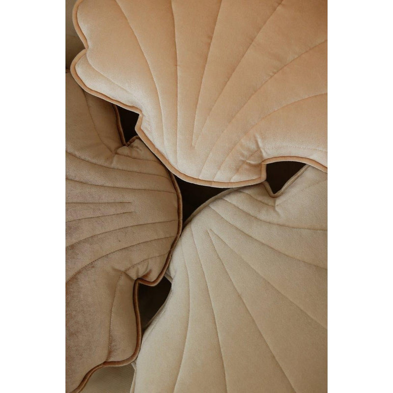 Samt-Muschelkissen „Cream Pearl“