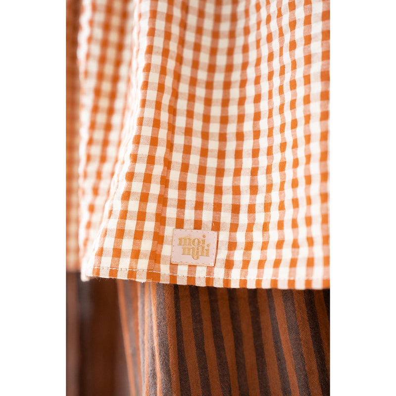 Baldachin-Rüsche „Rust Gingham“