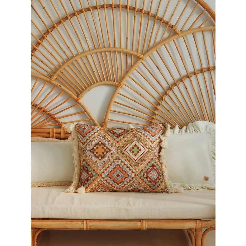 Kissen „Boho Tribe“ mit Fransen