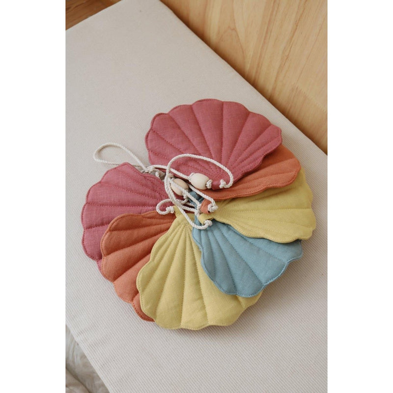 Leinengirlande „Sunset Shells“