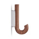 GEJST HOOK Mini-Wandhaken – Walnuss/Chrom