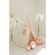 Tipi-Set „Wildblumen“ mit Blatt-Spielmatte „Powder Pink“