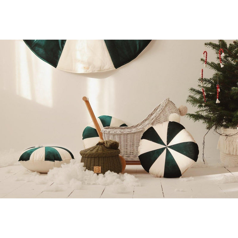 Samt-Candy-Kissen „Green Candy“