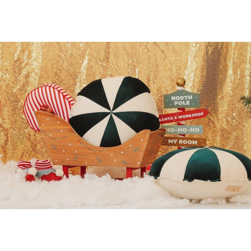 Samt-Candy-Kissen „Green Candy“