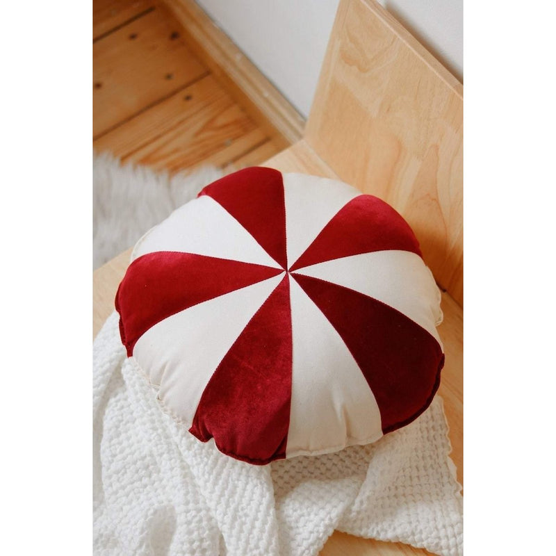 Samt-Candy-Kissen „Red Candy“