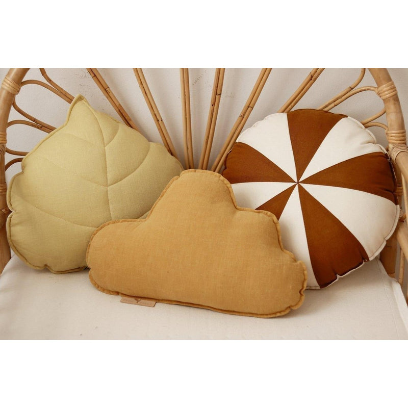 Leinen-Wolkenkissen „Mango Cloud“