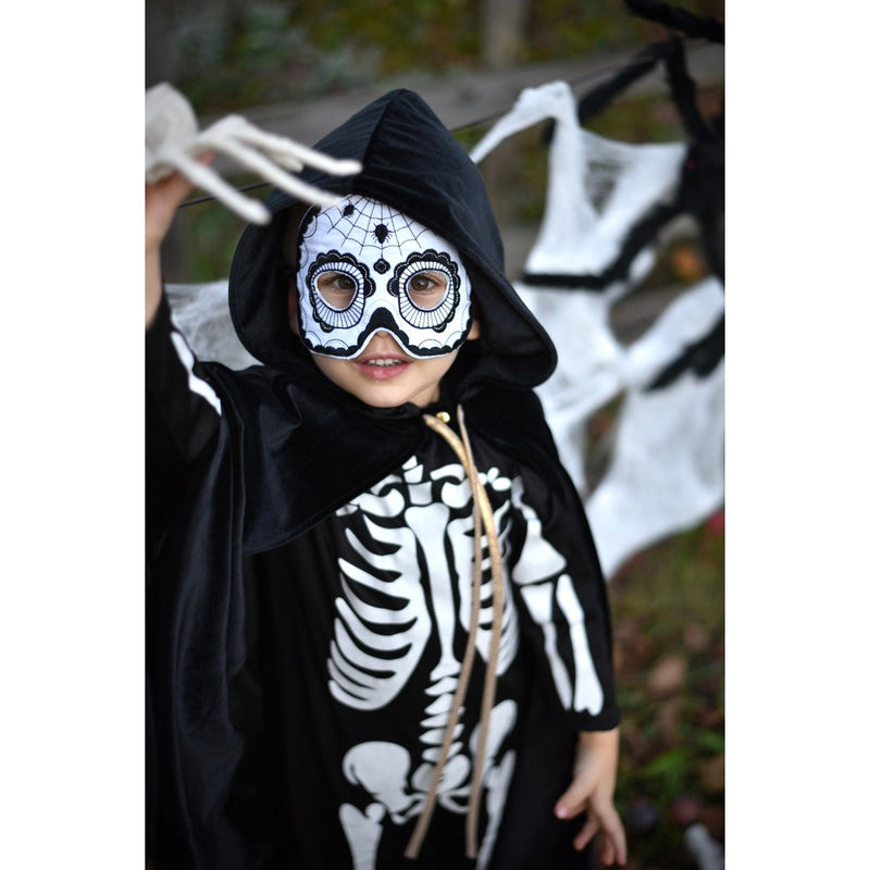 Totenkopfmaske „Black Halloween“
