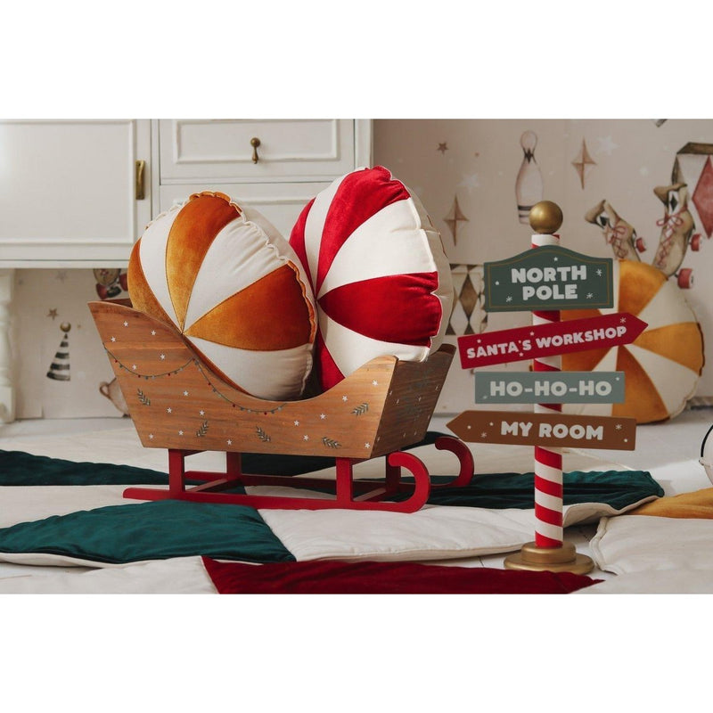 Patchwork-Kissen „Gold Candy“