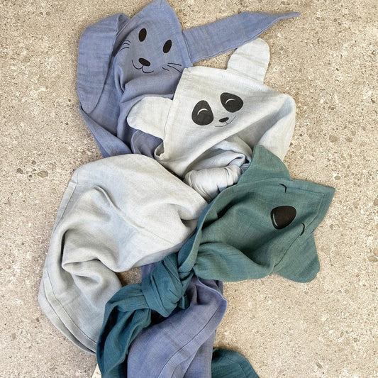 Weitere Ansicht von Kuscheltücher „Bjørk Hase“ – 2er-Set, Bering Sea