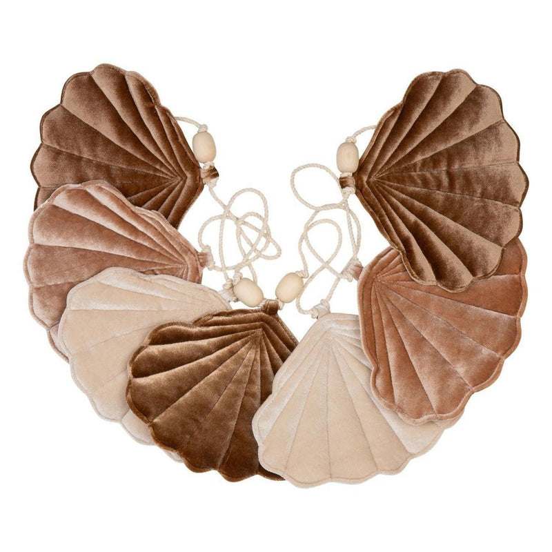 Samt-Girlande „Beige Pearl“