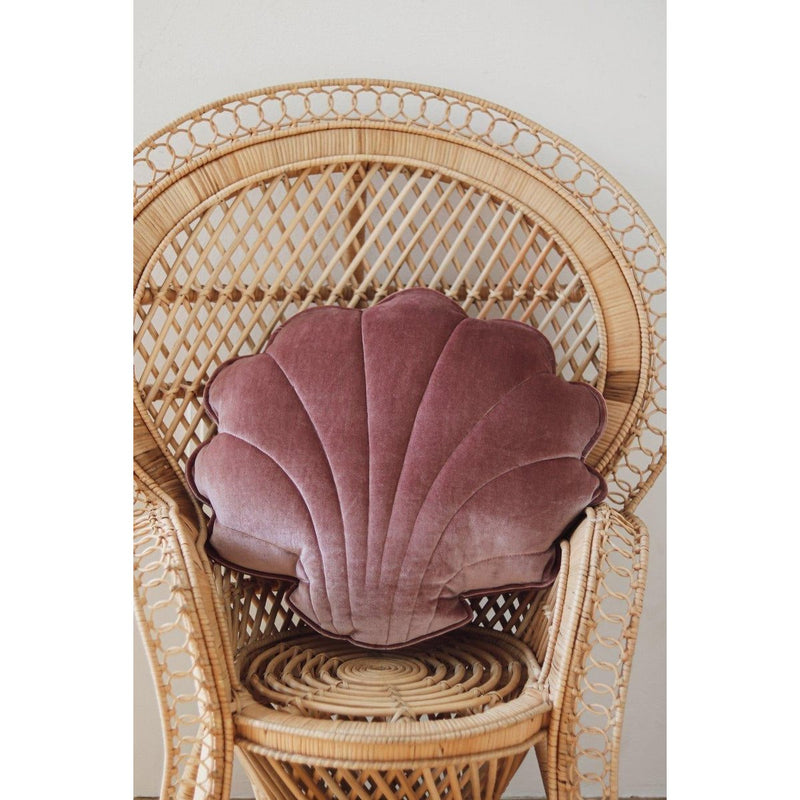Samt-Muschelkissen „Cosmic Pearl“
