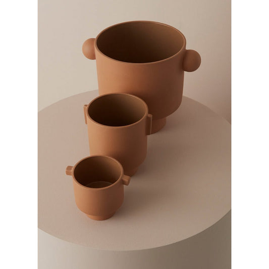 Inka Kana Topf – mittel – Kamel – Ø15 × H16 cm von OYOY Living Design – weitere Produktansicht 2